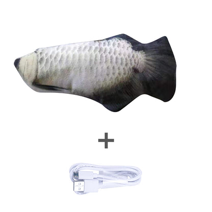 Poisson Interactif "Real-Flop" – Jouet Électrique Sautillant & Rechargeable USB