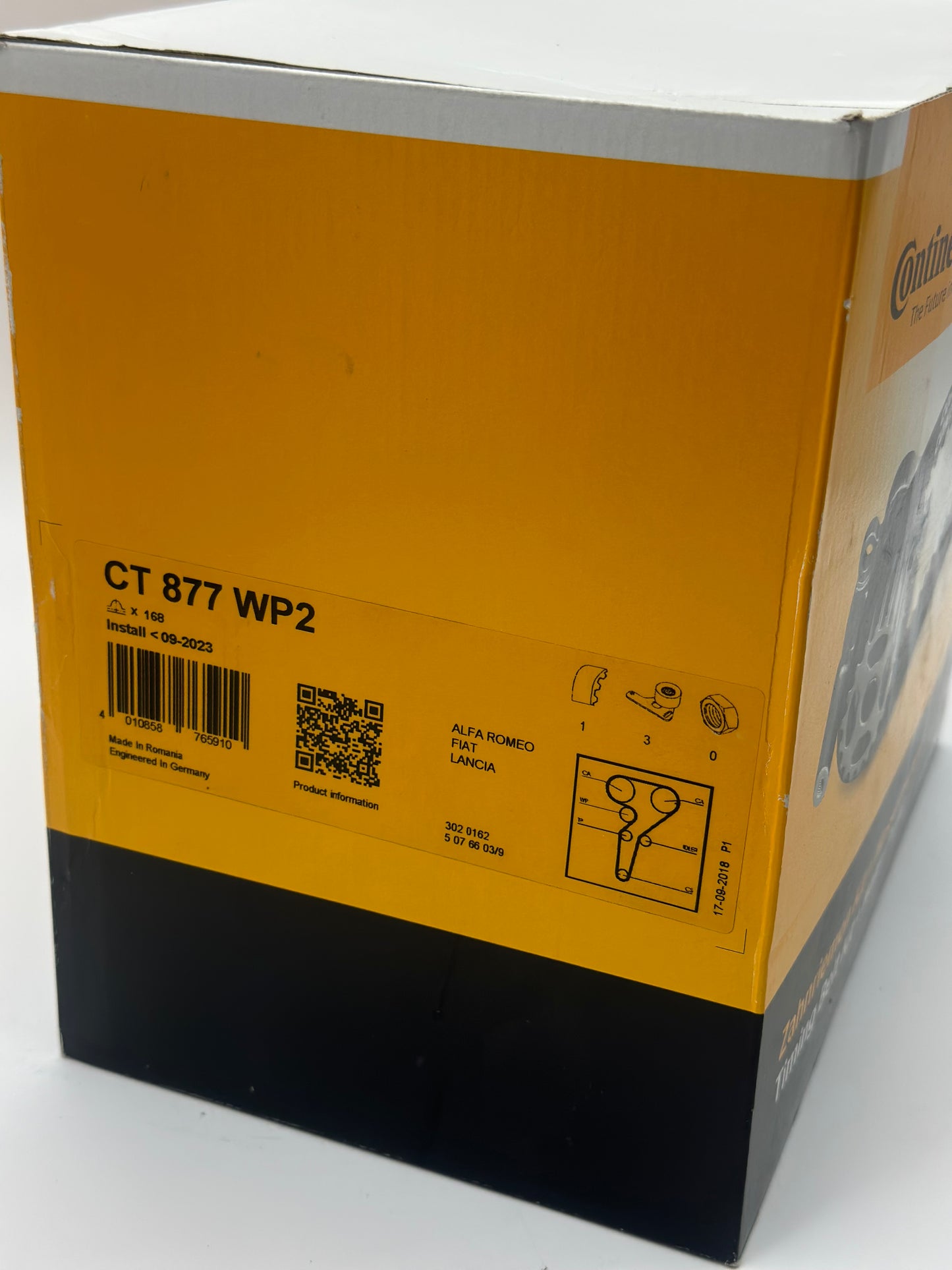 Kit de distribution CONTITECH - Réf : CT877K2 Fiât Stilo, LANCIA, ALFA ROMÉO