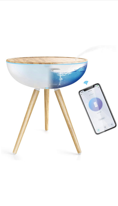 Diffuseur d'Huiles Essentielles Électrique 1000ml wifi compatible avec Alexa et Google home neuf