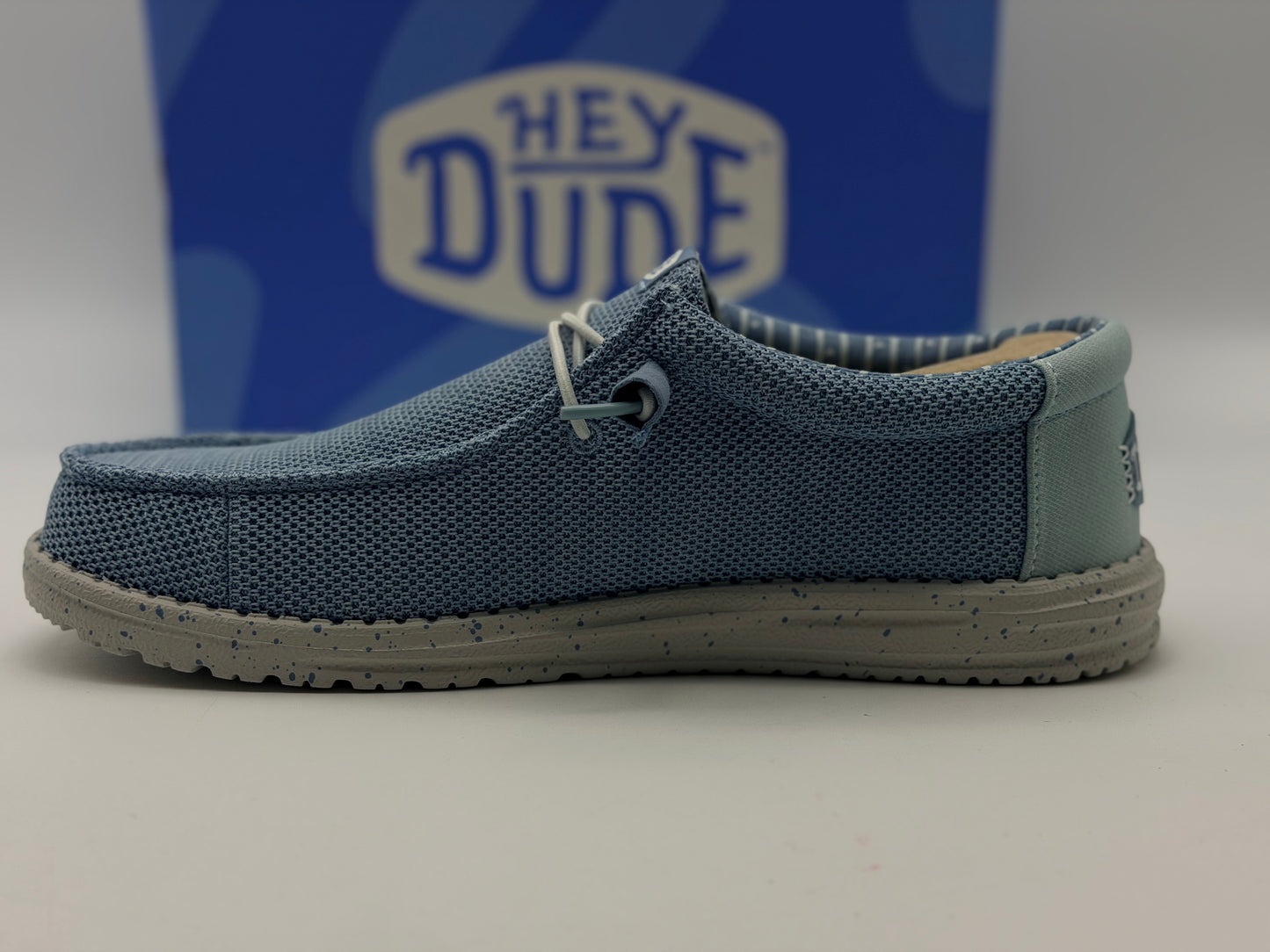Hey Dude Mocassins Stretch Sox Bleu