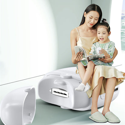 Coupe ongles électriques rechargeables automatique pour enfants Adultes Manucure Polissage avec lumière intégrée