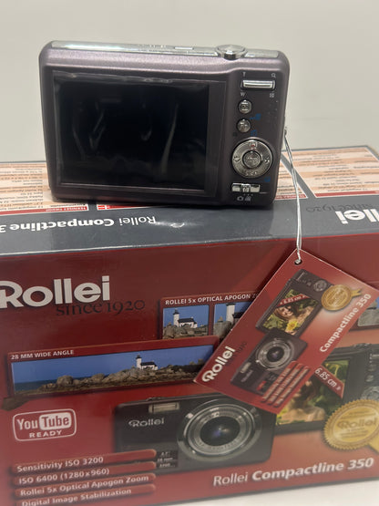Rollei Compactline 350 Appareil photo numérique 12 Mpix Mauve neuve