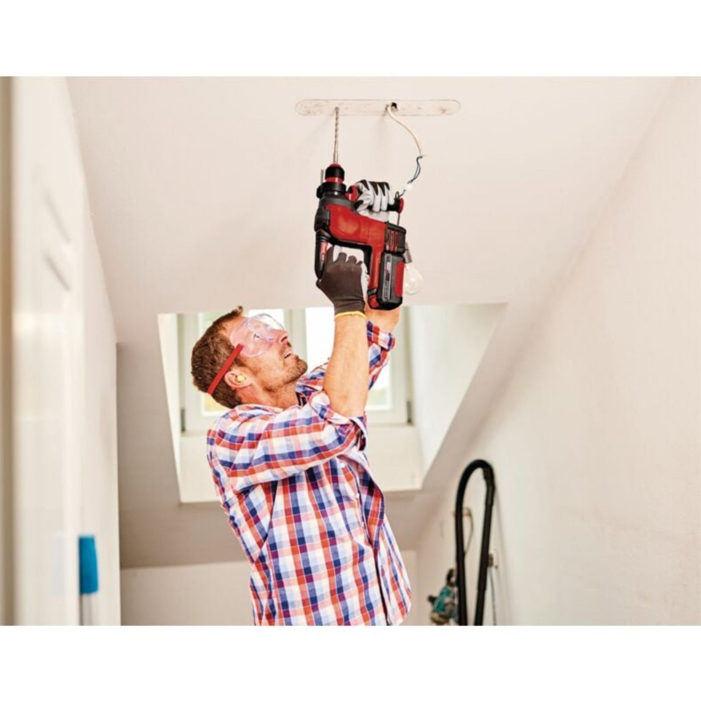 Einhell Professional Marteau Perforateur sans fil HEROCCO +5 - Power X-Change (18V, 2.2J, SDS-Plus, avec coffret de transport E-Box, moteur sans charbon) Livré avec Batterie 3,0Ah et Chargeur