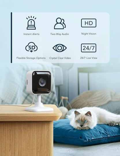 Caméra de sécurité 1080P avec audio bidirectionnel