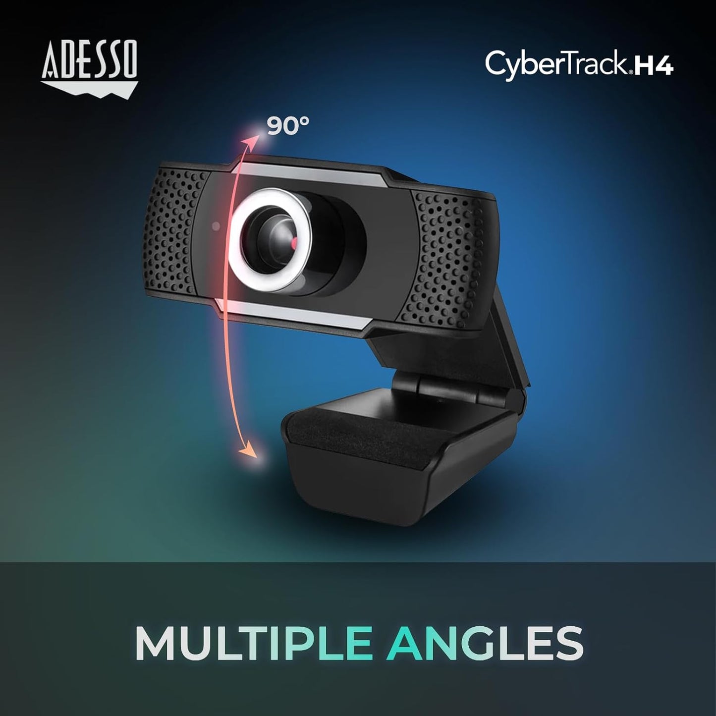 Adesso CyberTrack H4
WEBCAM 1080P - CMOS 2.1 MP - MICROPHONE - FOCUS MANUEL - USB