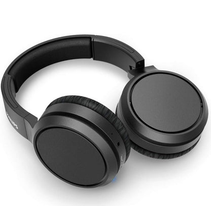Philips Audio H5205BK/00 Casque Bluetooth sans Fil Supra-Aural avec Microphone et Bouton D'amplification des Basses (29 Heures D'autonomie, Charge Rapide) Circum aural