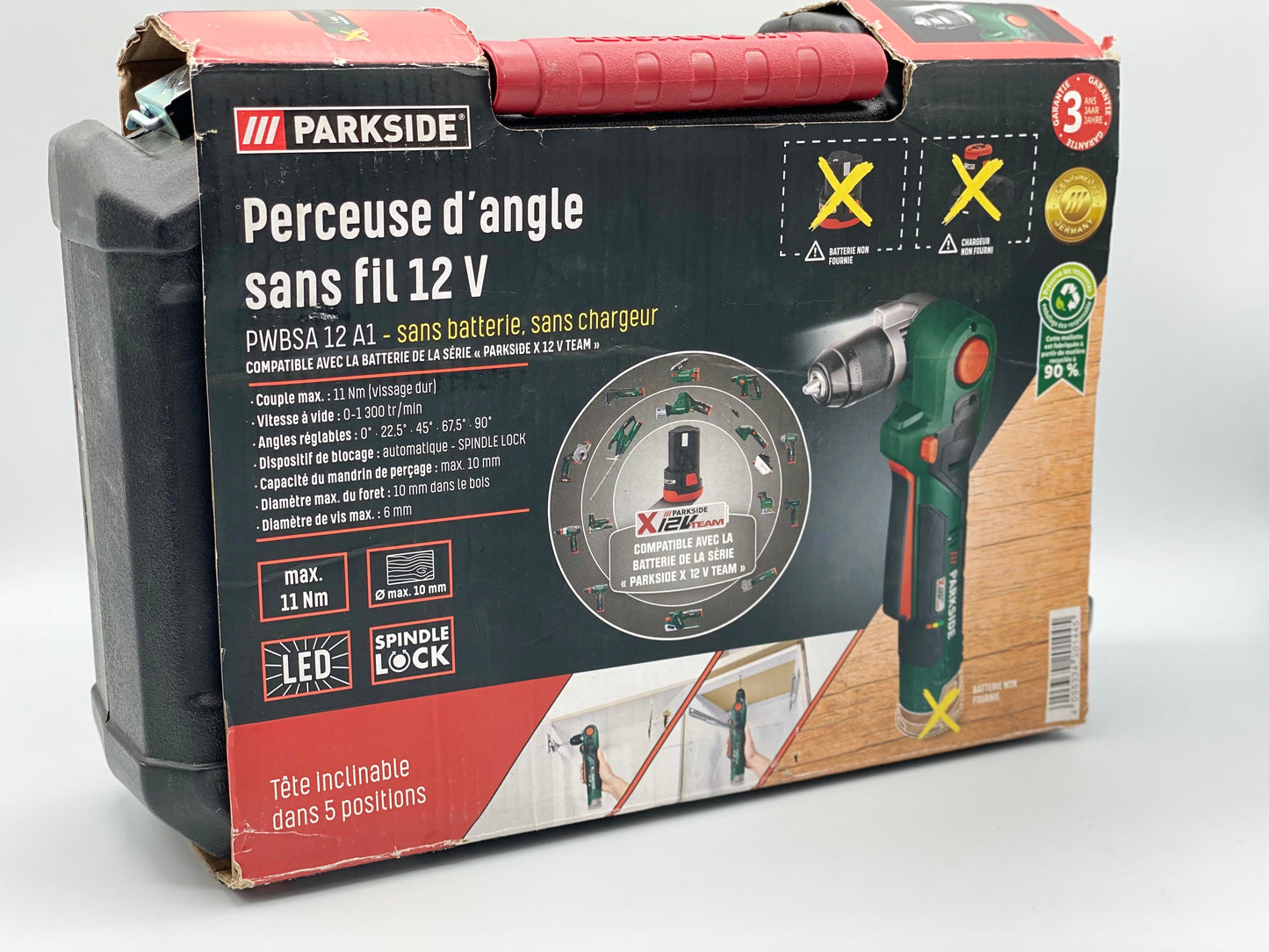 Perceuse d’angle sans fil 12v B2 neuve
