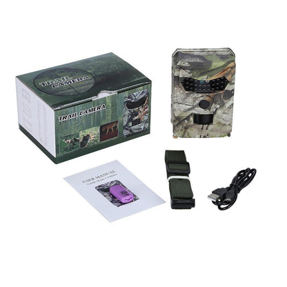 Caméra de Piste "Wild-Eye" 1080P – Capteur PIR, Vision Nocturne Infrarouge & Étanchéité IP66