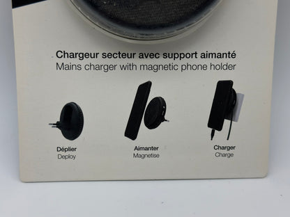 ADEQWAT Chargeur Secteur Magnetique Noir-Cable USB C
