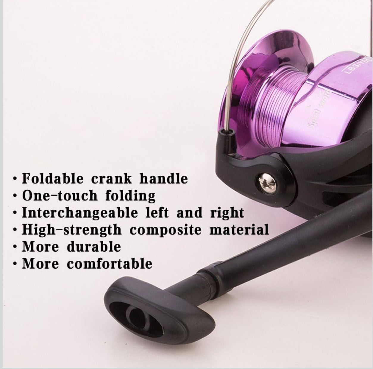 Moulinet de pêche en acier inoxydable