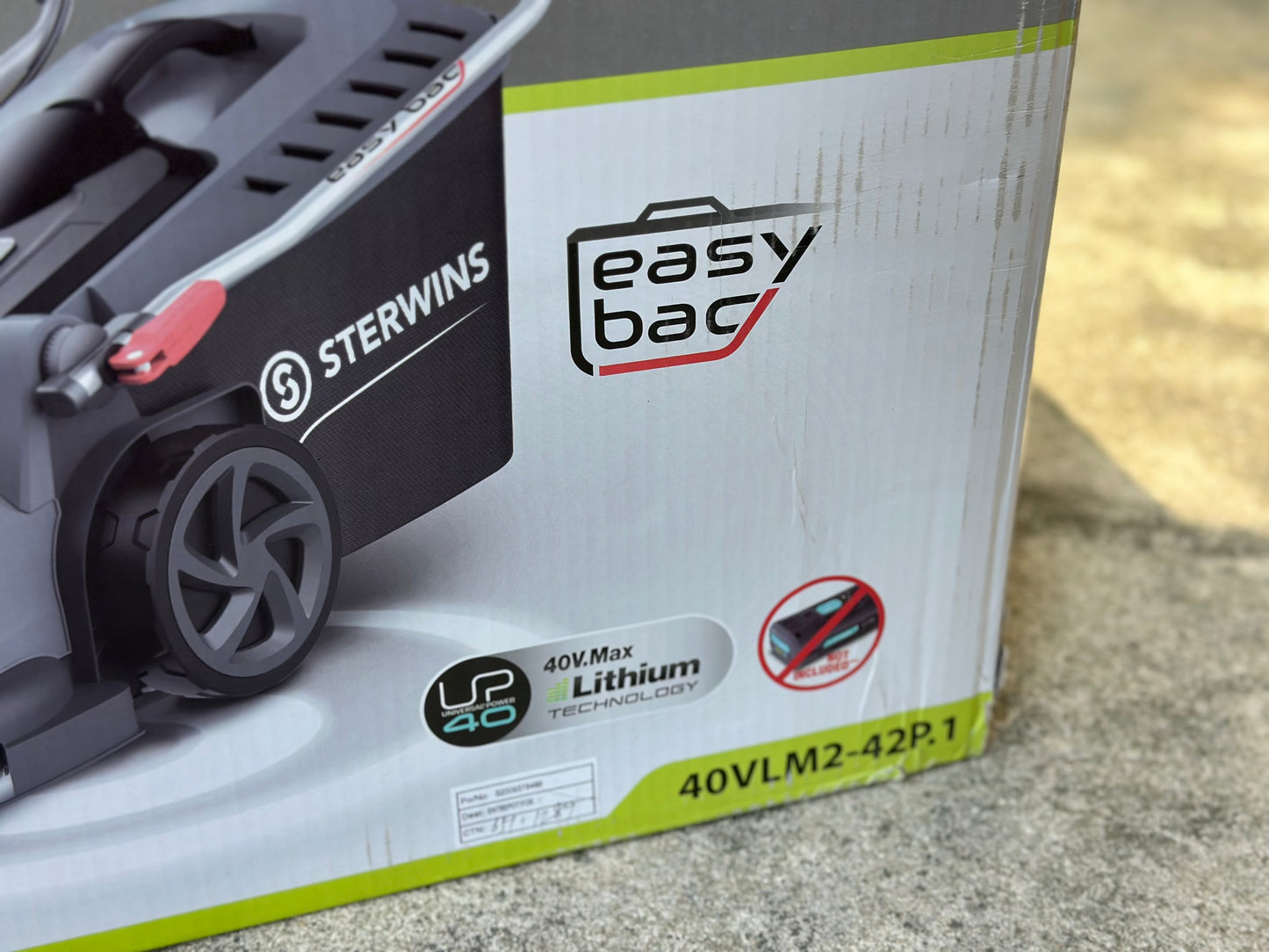 Tondeuse sur batterie STERWINS UP40, 36 V, l.42 cm