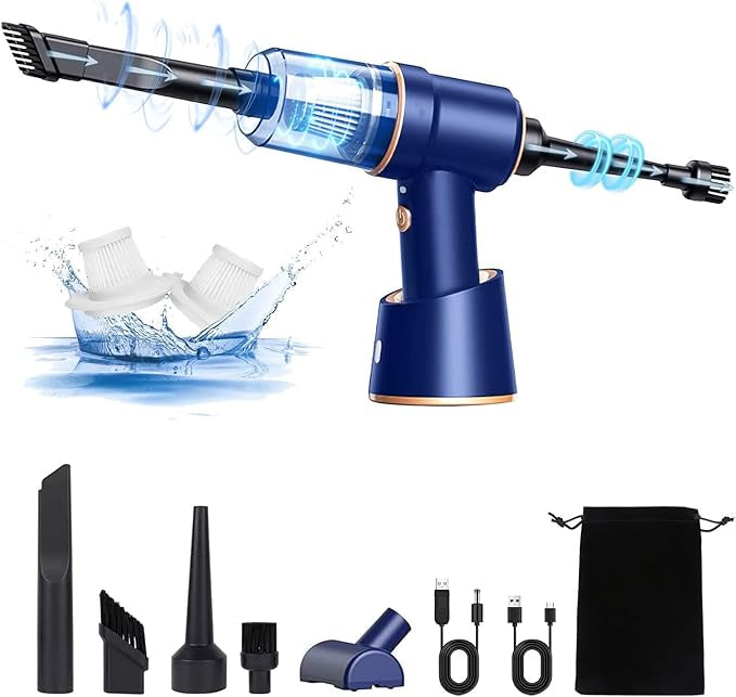 Souffleur aspirateur 2 en 1 Soufflette Air Comprimé, 9000Pa/45000RPM neuf