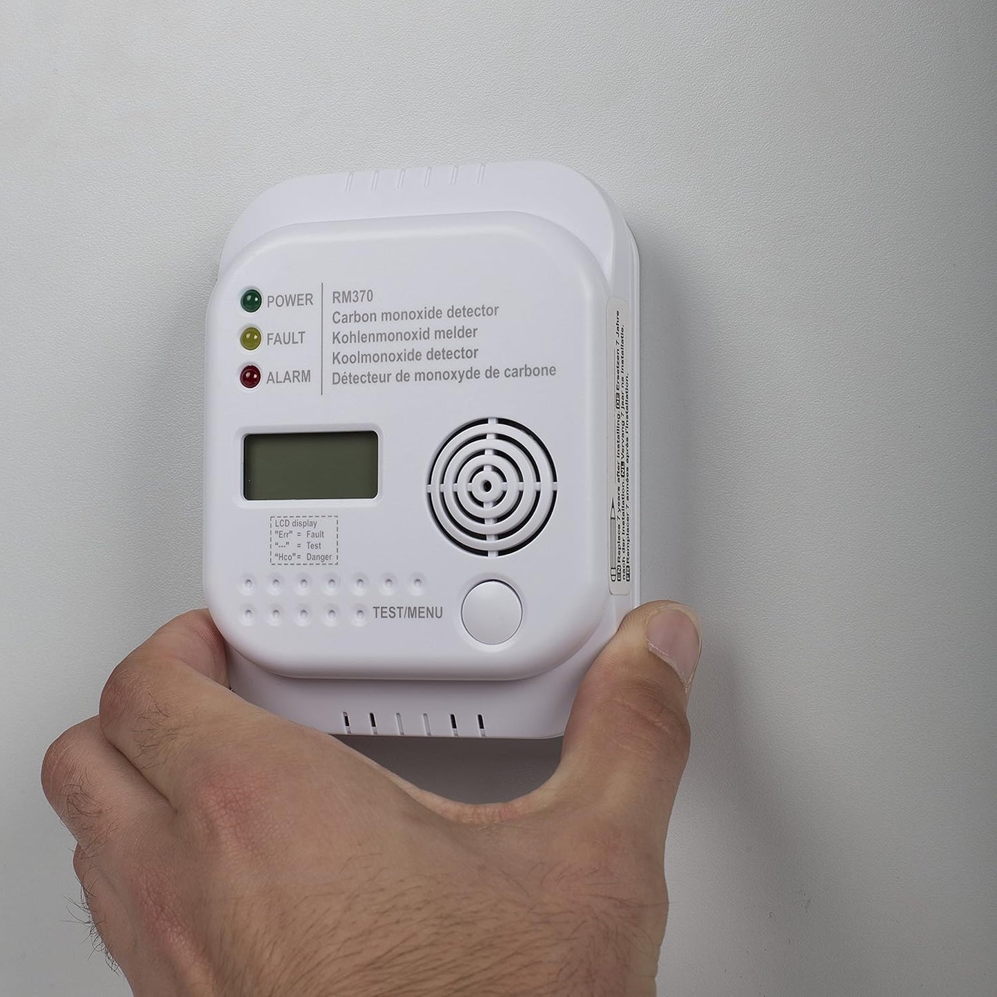 Smartwares RM370 Détecteur de monox de Carbone