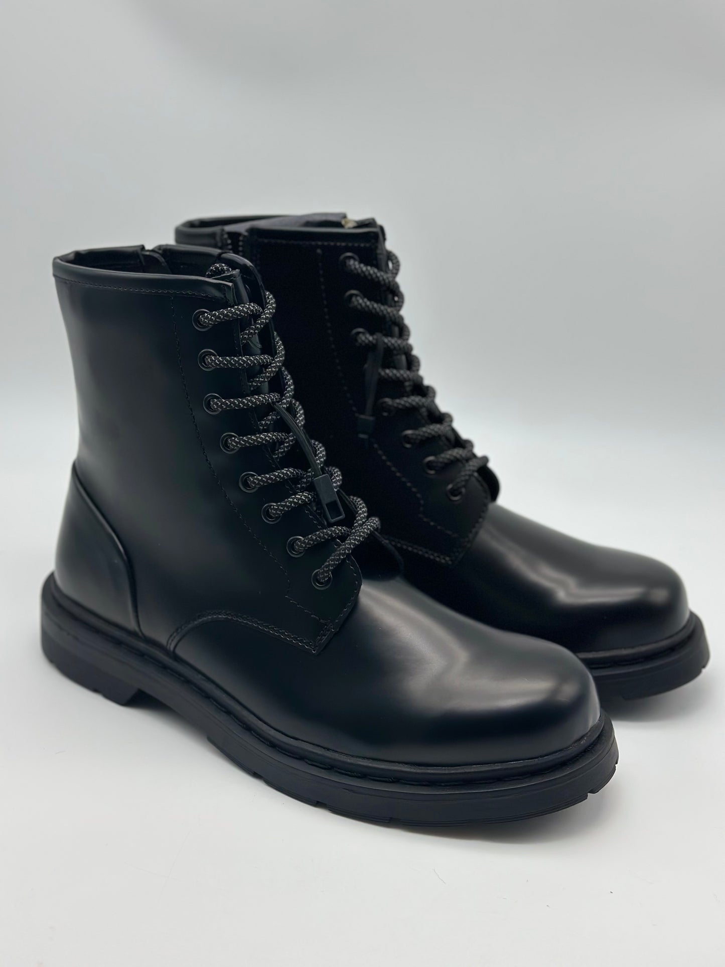Bottines à lacets - black
