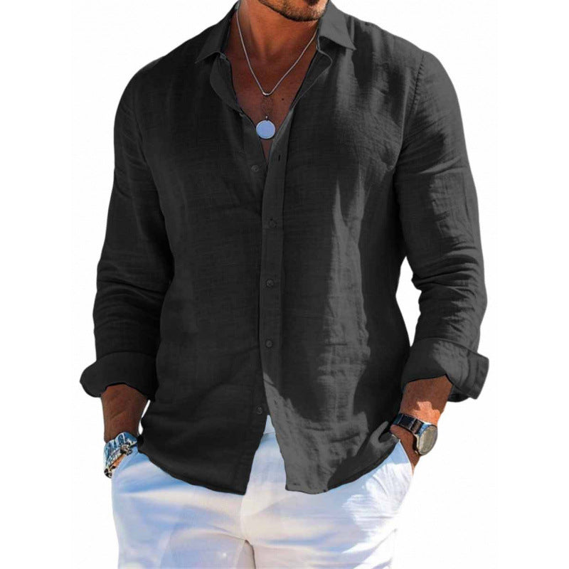 Chemise "Riviera" en Lin Premium – Coupe Ajustée & Respirante