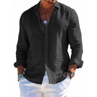 Chemise "Riviera" en Lin Premium – Coupe Ajustée & Respirante