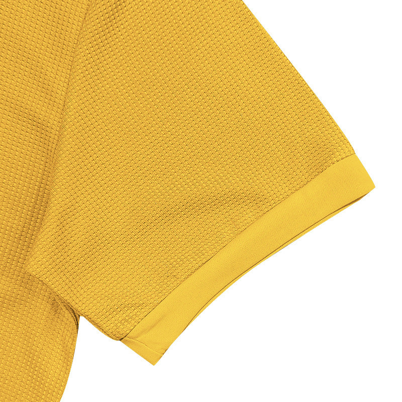 Polo "Signature" Texturé – Col Zippé & Coupe Ajustée