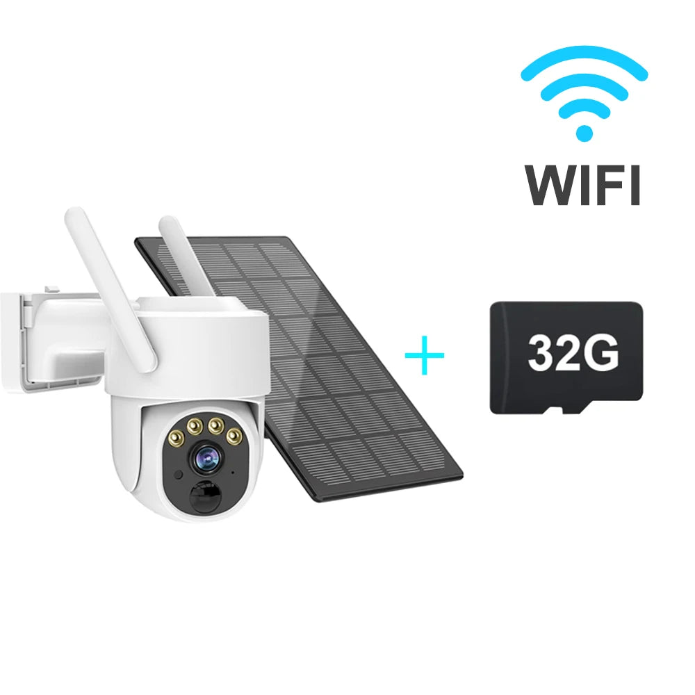 Zoom 5X protection de sécurité 3MP solaire 4g sim 12000 mAh alimenté par batterie 3W solaire caméra de surveillance extérieure caméra wifi sim