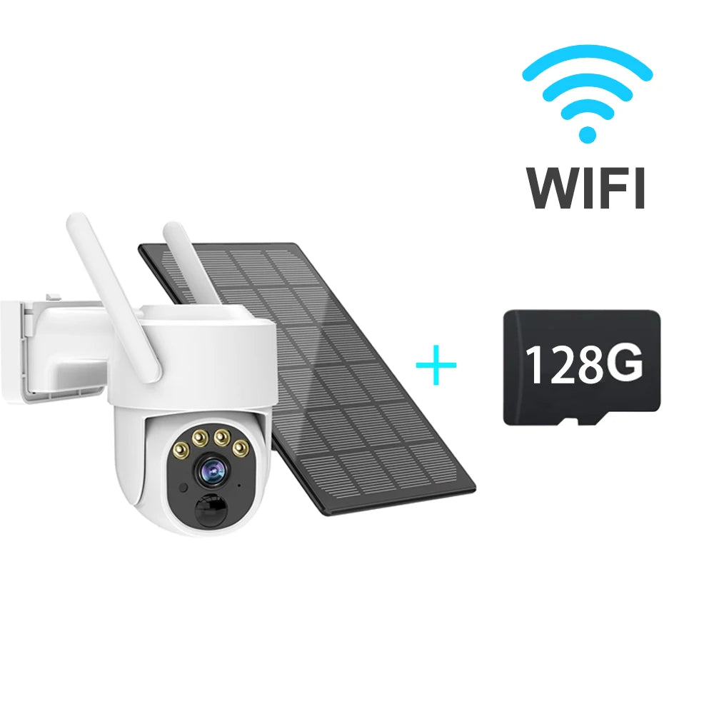 Zoom 5X protection de sécurité 3MP solaire 4g sim 12000 mAh alimenté par batterie 3W solaire caméra de surveillance extérieure caméra wifi sim