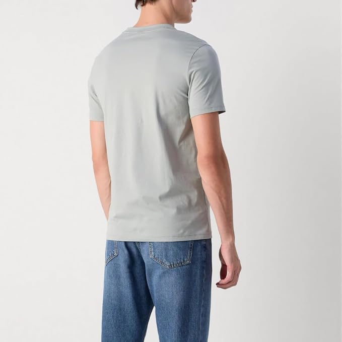 BOSS Hommes Mix&Match T-Shirt R T-Shirt Regular Fit en Coton Stretch avec Logo Contrastant