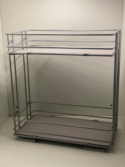 Rangement coulissant 2 paniers pour meuble l.30 cm (neuf)