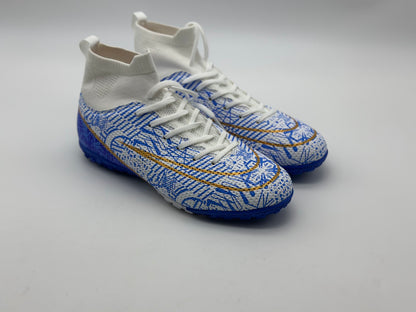 Chaussures de Football Homme Professionnel Chaussures de Futsal Antidérapants pour l'entraînement Athlétisme Adolescents High Top Chaussures de Sport