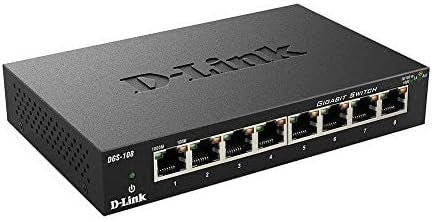 D-Link Switch 8 ports boîtier métal neuf