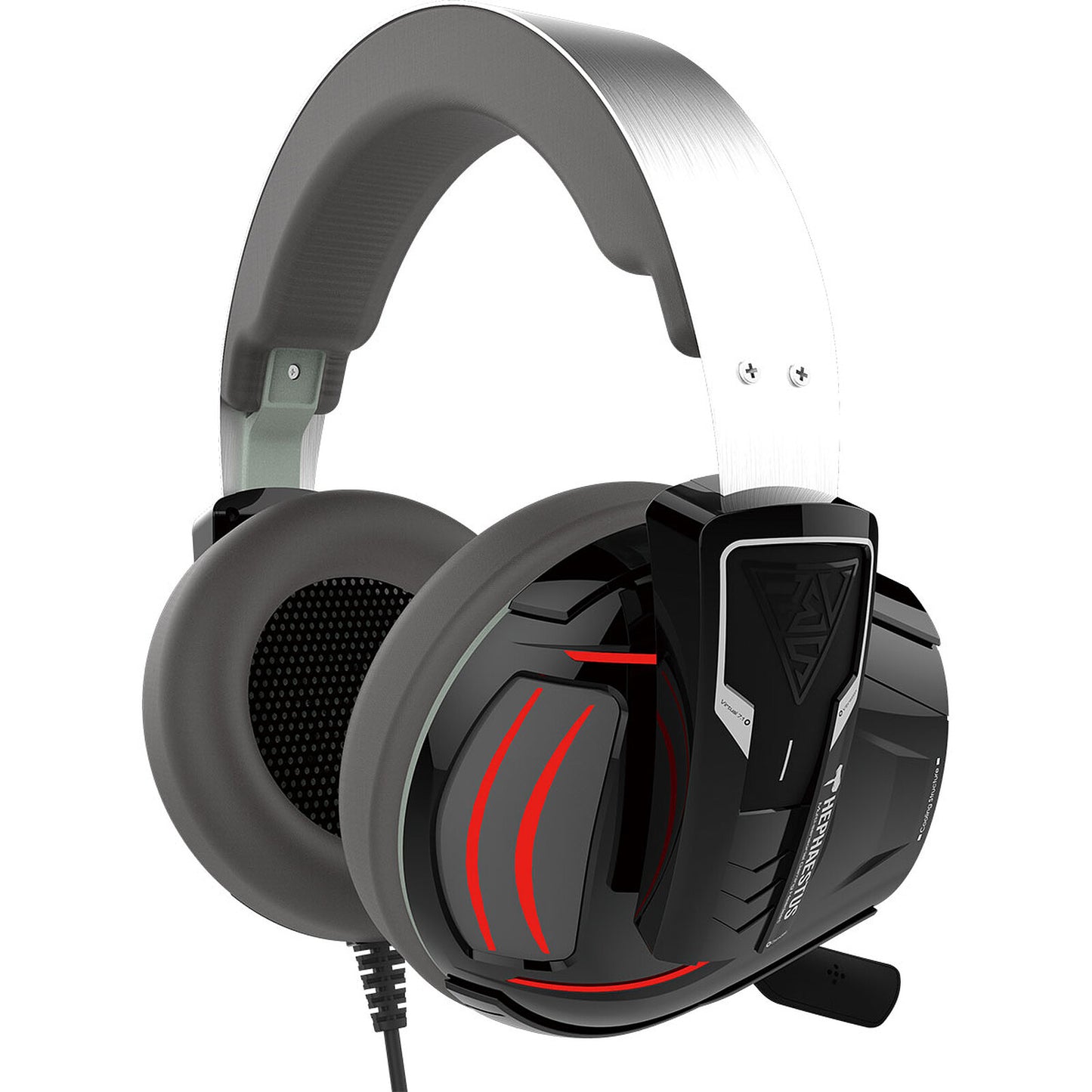 Gamdias Hephaestus P1 RGB
CASQUE-MICRO SUPRA-AURICULAIRE POUR GAMER AVEC SON SURROUND VIRTUEL 7.1, FONCTION VIBRATION ET RÉTRO-ÉCLAIRAGE RGB (USB)