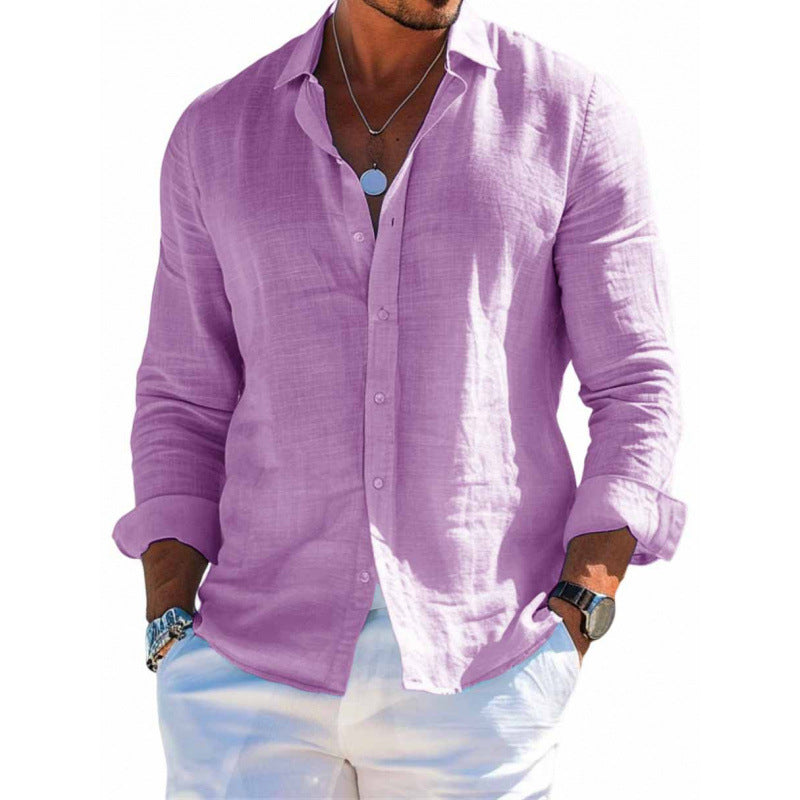 Chemise "Riviera" en Lin Premium – Coupe Ajustée & Respirante