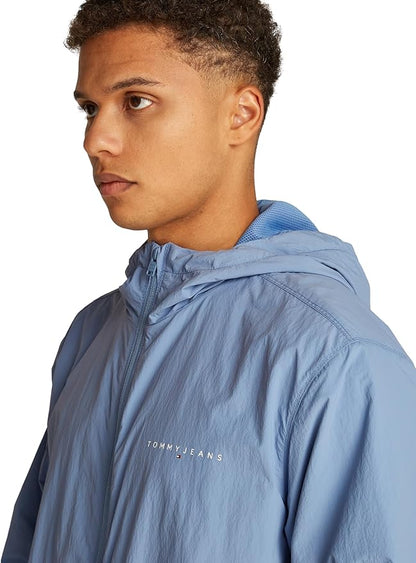 Tommy Jeans Veste Coupe-Vent Homme Chicago avec Capuche