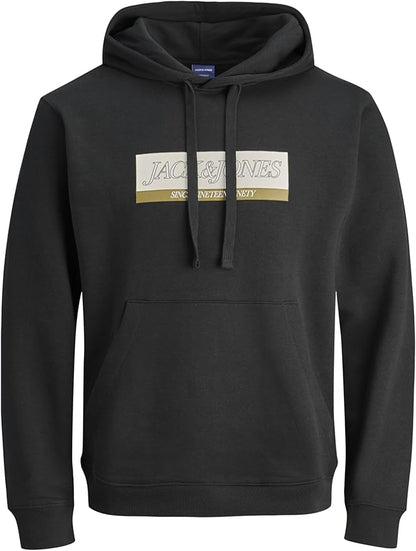 Jack & Jones Jorinwood Block Branding Hood 2pk MP Jorinwood Block Lot de 2 Sweats à Capuche Homme (Lot de 1)