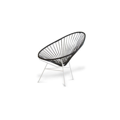 Fauteuil Acapulco - Piétement Blanc Turquoise neuf