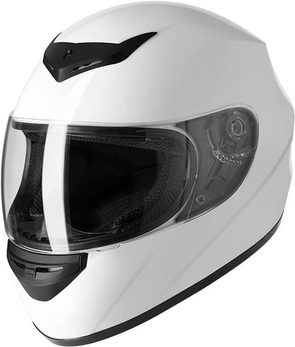 Casque de Moto Intégral, Scooter Respirant pour Femme Homme Adultes, Protection de Sécurité, Certifi XL