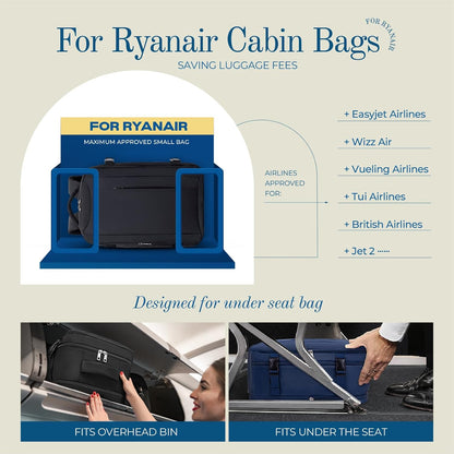 Sac a Dos Voyage Cabine Avion Valise Bagages Cabine Sac 40x20x25 pour Ryanair Easyjet Vueling Wizz Air Femme Homme