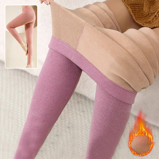 Legging "Luxury Warm" en Cachemire – Doublure Polaire & Effet Amincissant