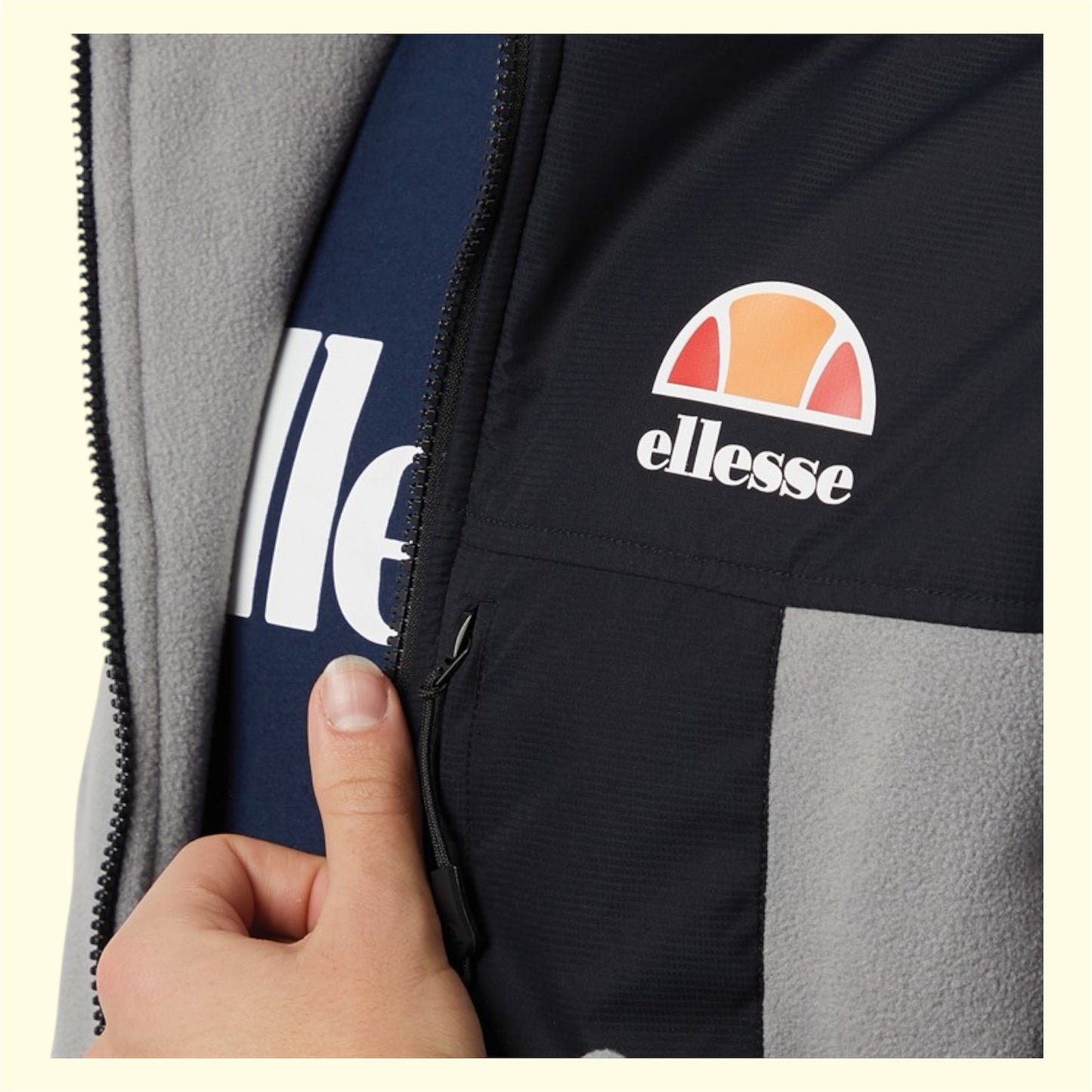Veste Polaire à Capuche elless Drago Homme Gris Clair