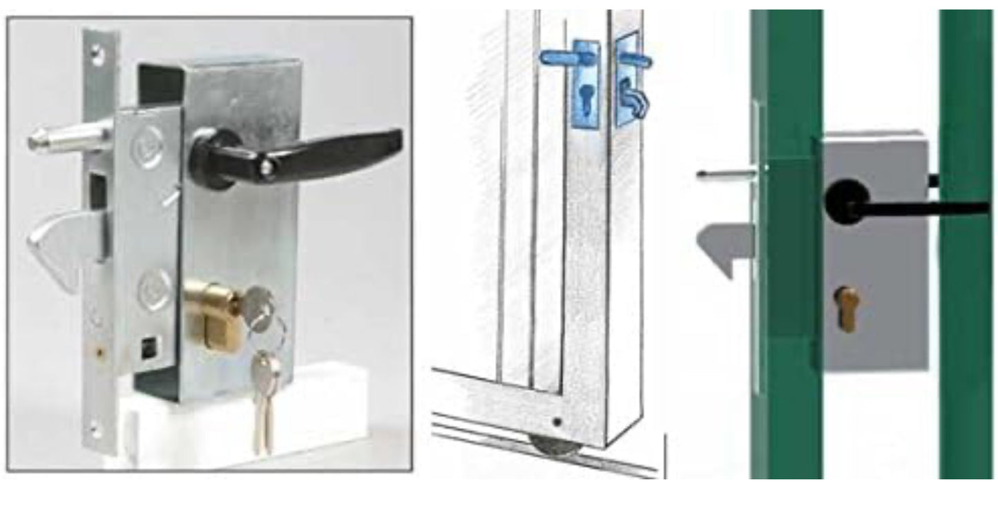 IBFM 447 Serrure à crochet à encastrer, 60 mm