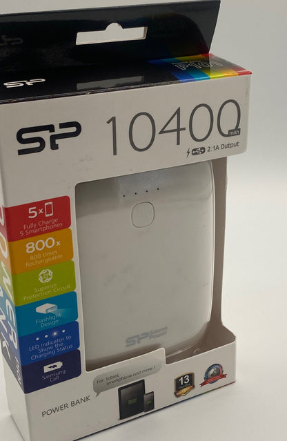 Silicon Power P101
Silicon Power P101, Blanc, Universel, Micro-USB, 10400 mAh, CC, 5 V
