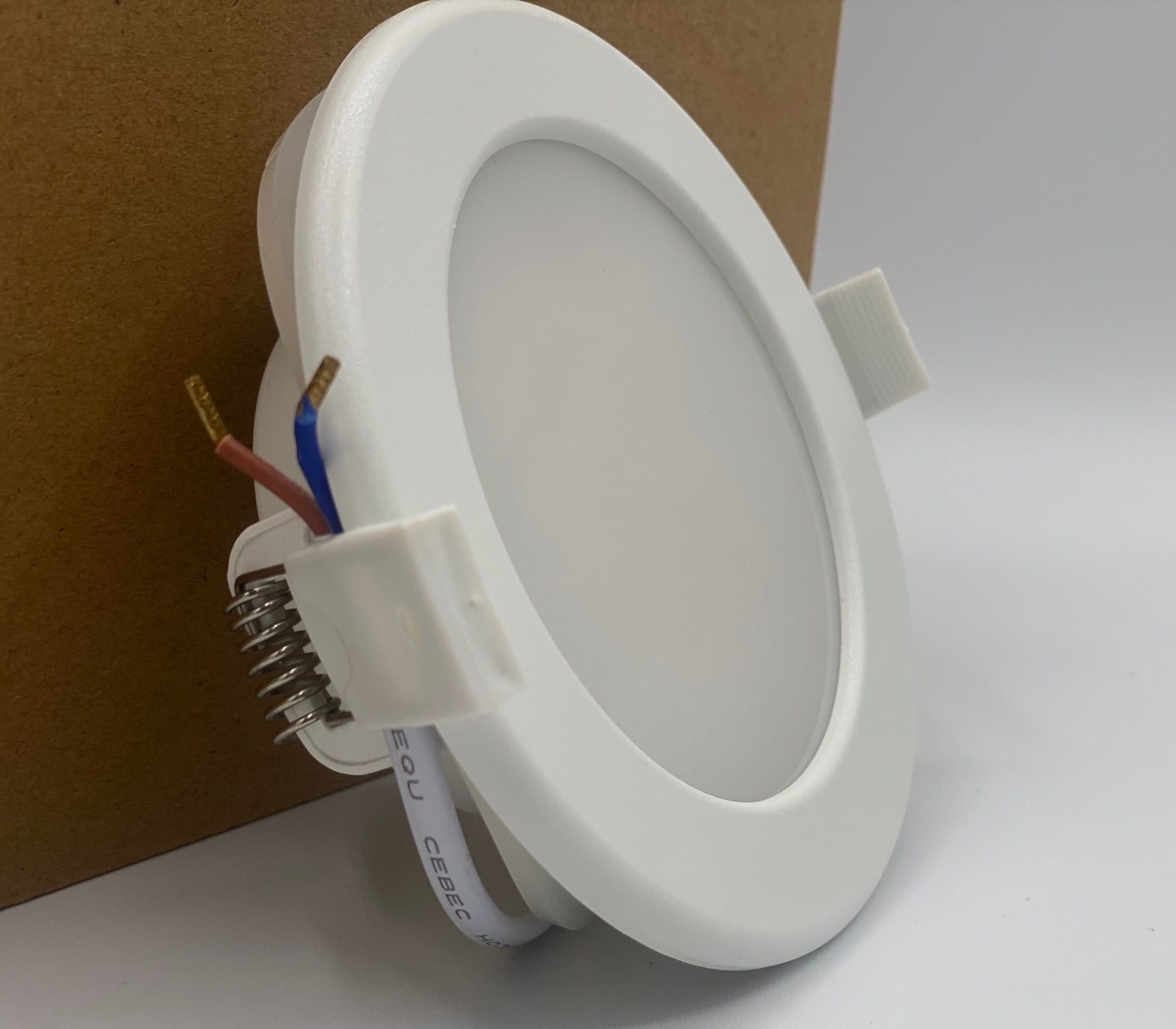 Spots Led Encastrable, Extra plat 6W Equivalent 60W 230V IP44 Spot Encastré Led blanc chaud 3000K