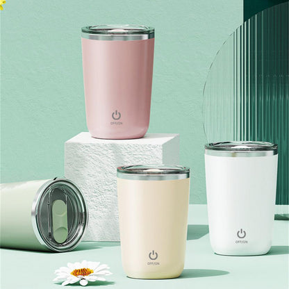 Tasse mélangeur automatique de 350 ml pour le jus, le café, le lait, en l'acier inoxydable,