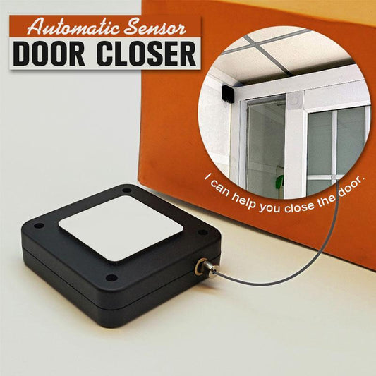 Ferme-Porte Automatique "Easy-Close" – Installation Sans Perçage & Tension Réglable (500g-1000g)
