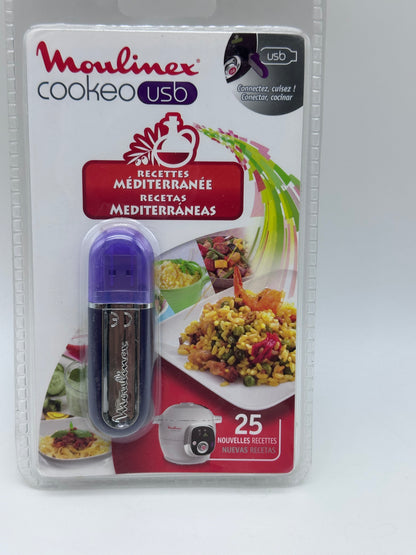 Moulinex Clé USB de 25 Recettes Du Monde XA600111 Accessoire Cookeo Officiel Compatible avec Multicuiseurs Cookeo YY2943FB CE702100