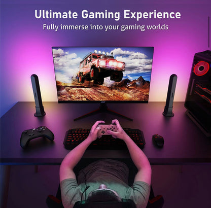 Lampe Connectée avec 19 Modes Dynamiques et Modes de Synchronisation de la Musique/TV