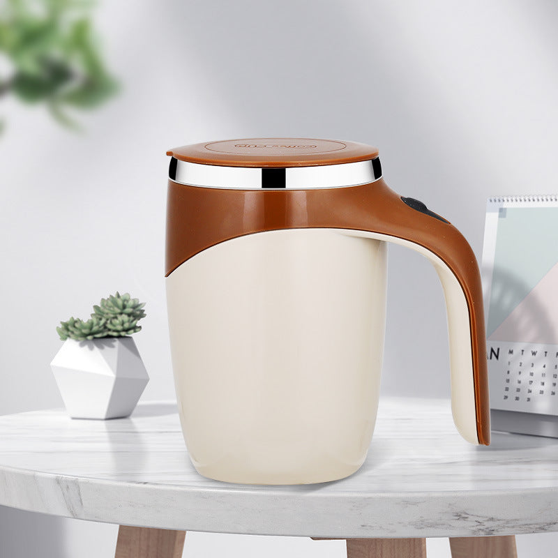 Tasse à remuer automatique Modèle rechargeable magnétique rotative