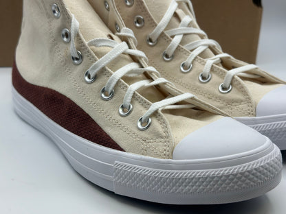 Converse - Chuck Taylor All Star - Baskets - Blanc cassé et rouge