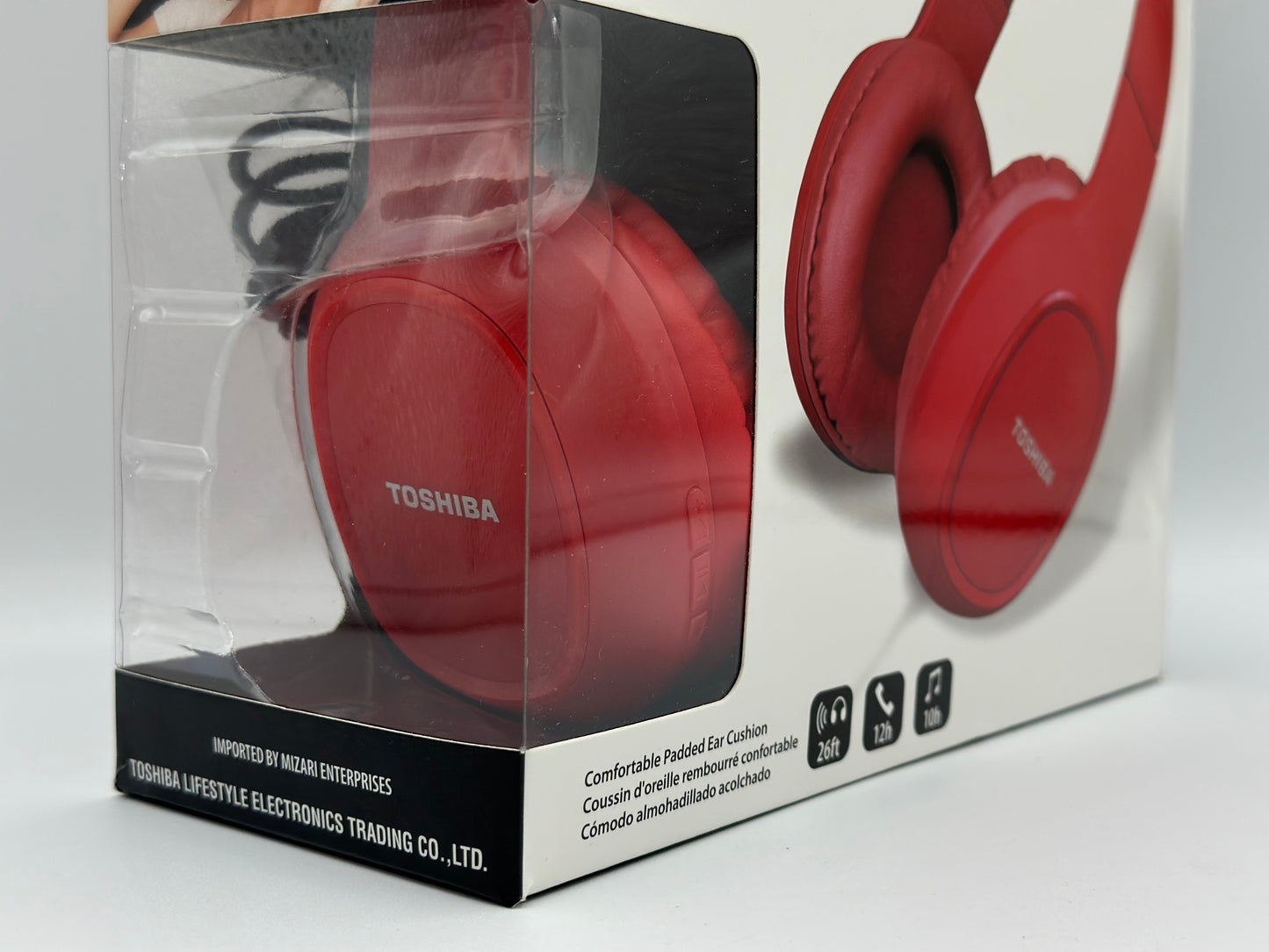 TOSHIBA Casque arceau Sport - Bluetooth - Rouge neuf
