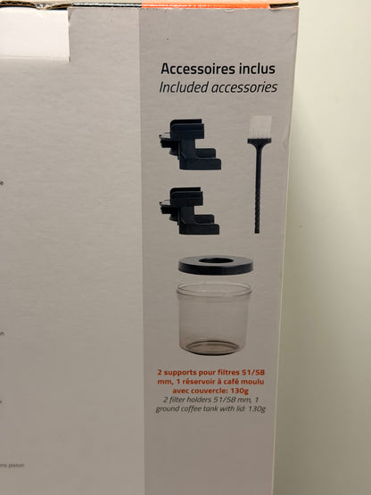 Livoo, Moulin à café électrique DOD191, Puissance 180 W, 600 tours par minute, 31 réglages de mouture, Capacité du réservoir à grains 320 g et café moulu 130 g, 10 tasses