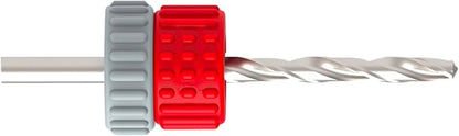 Tivoly Lot de 3 Butées de Perçage en Plastique (ABS) -Réglables sans Outils-pour Forets de Ø3 à 12mm