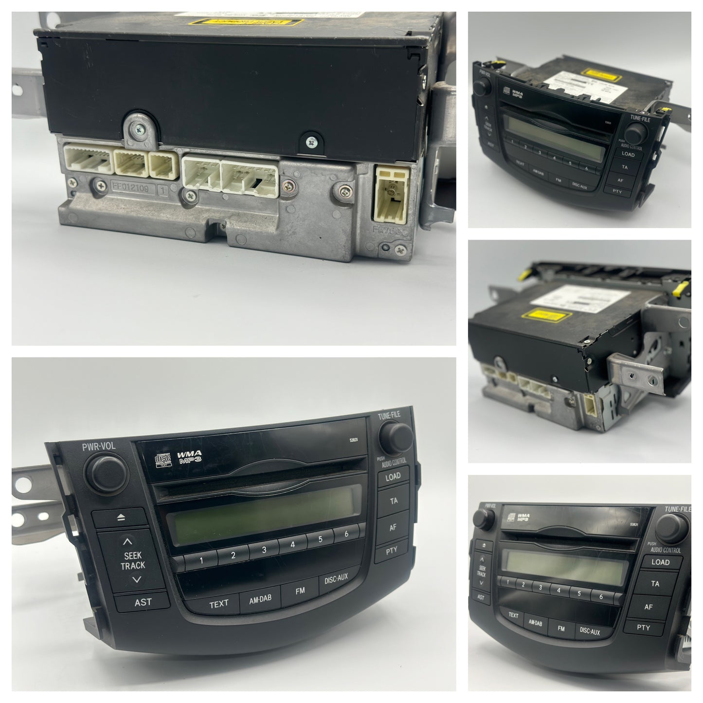 Autoradio dorigine Toyota Rav4 2009-2011 Am FM lecteur CD récepteur radio DXUWZ parfait état