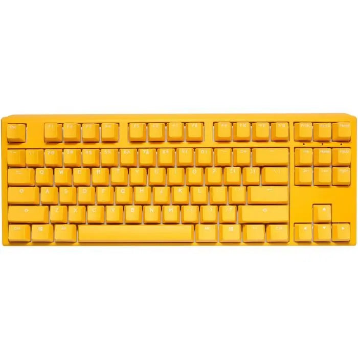 Ducky Channel One 3 Yellow (Cherry MX Speed Silver)
CLAVIER HAUT DE GAMME - INTERRUPTEURS MÉCANIQUES ARGENTÉS (SWITCHES CHERRY MX SPEED SILVER) - RÉTROÉCLAIRAGE RGB - REMPLACEMENT À CHAUD DES INTERRUPTEURS - TOUCHES EN PBT - AZERTY, FRANÇAIS